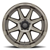 21-23 Ford Bronco ICON 6020108345BG Bandit 20x10 6x5.5 -24mm Offset 4.5in BS Gloss Bronze Wheel